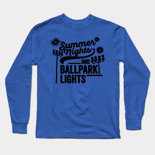 summer night and ballpark light 1 Long Sleeve T-Shirt